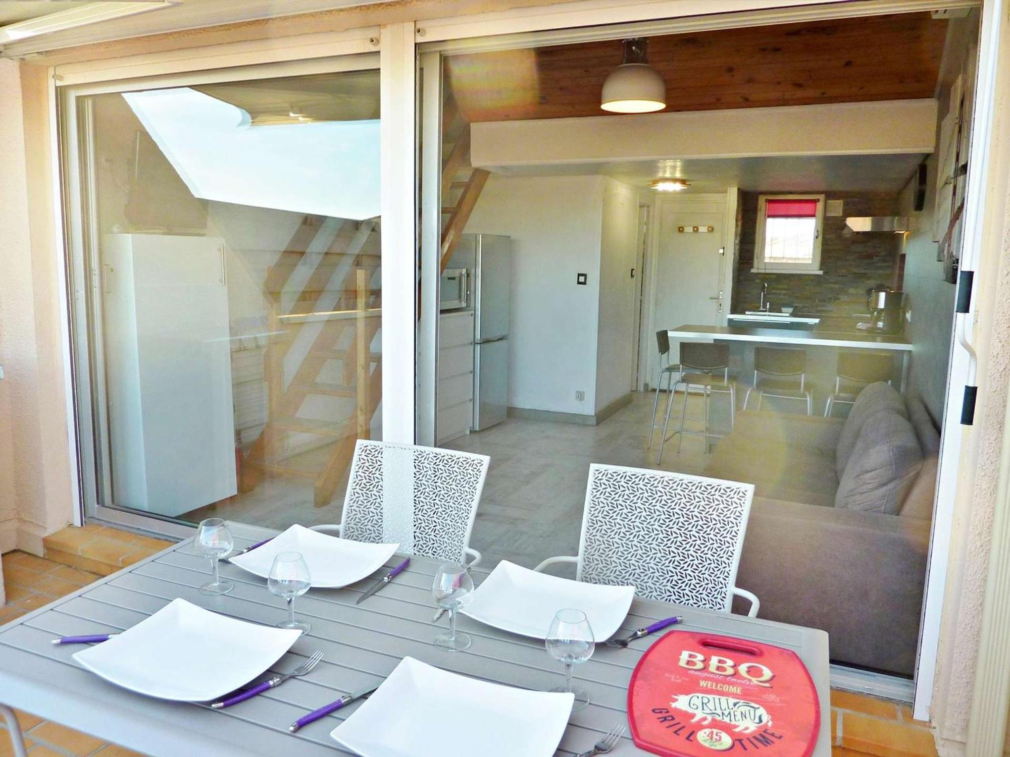 Duplex Renove Avec Clim, Terrasse Et Parking A Marseillan - Fr-1-387-162 Διαμέρισμα Εξωτερικό φωτογραφία