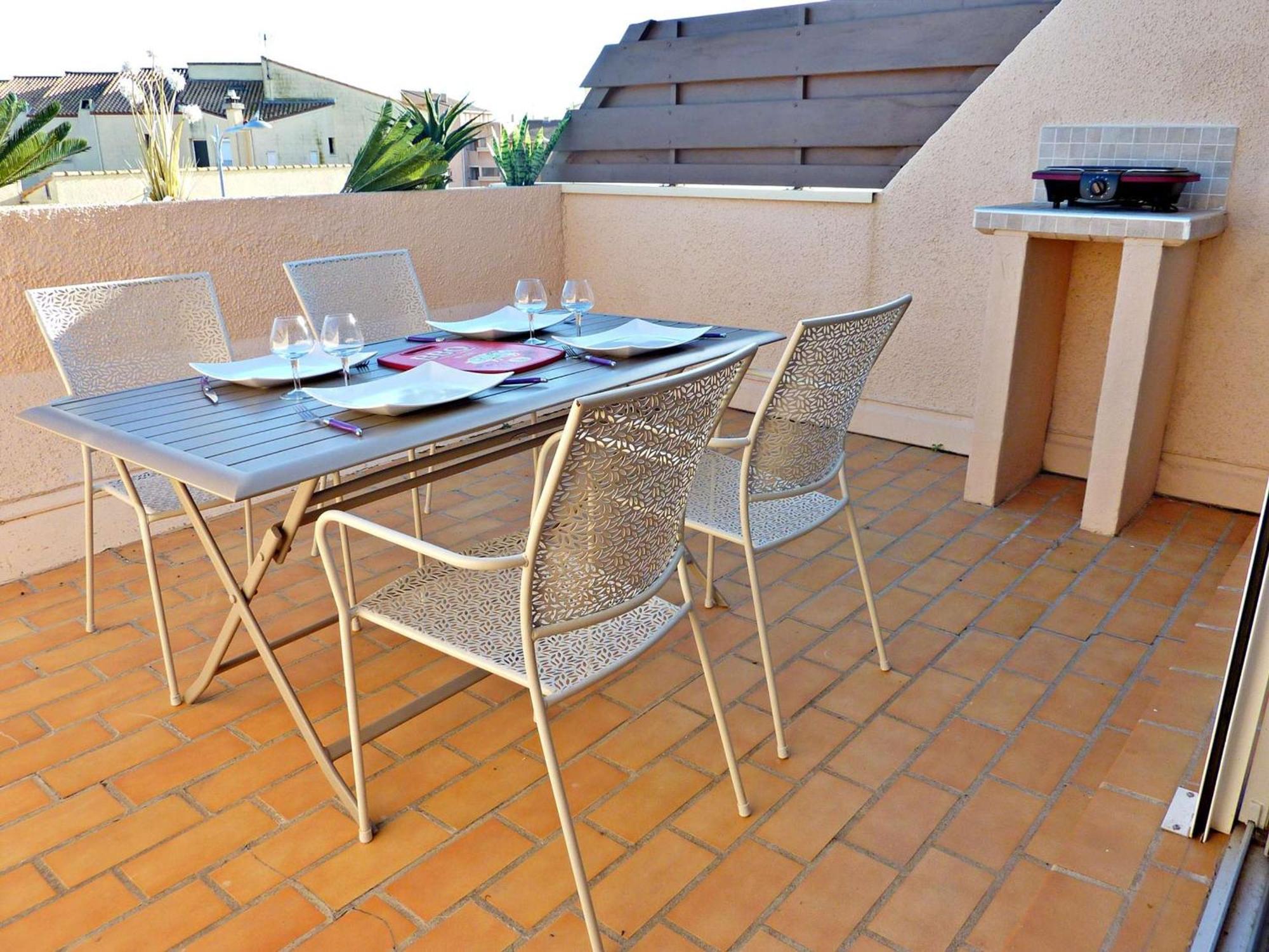 Duplex Renove Avec Clim, Terrasse Et Parking A Marseillan - Fr-1-387-162 Διαμέρισμα Εξωτερικό φωτογραφία
